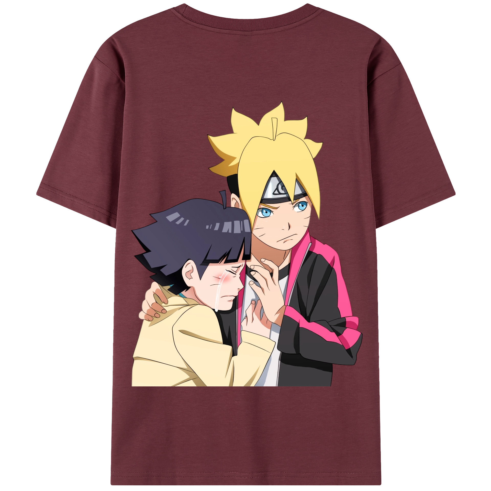 （画像用） NARUTO -ナルト- うずまき ボルト Uzumaki Boruto 綿100％半袖Tシャツ（背面プリント）